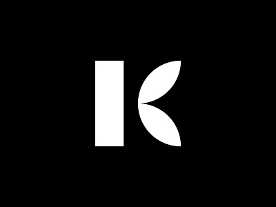 Letter K Logo Mark abstract design leaf letter lettermark logo logo design logo designer logodesign logomark logos mark minimal minimalist modern monogram simple symbol symbolic typography
