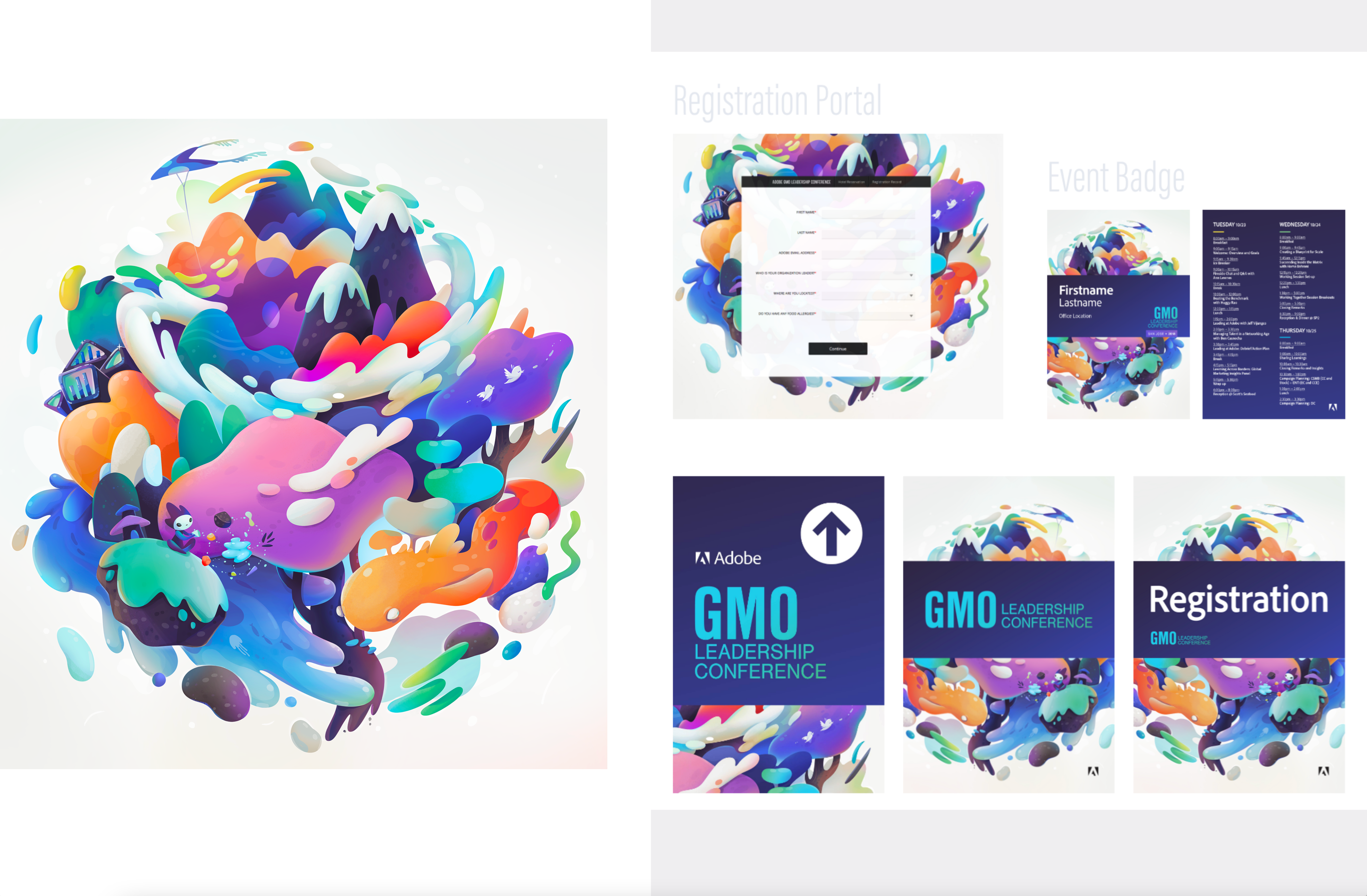 Adobe Conference abstract adobe concept design illustration zutto