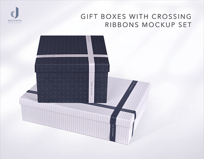 Gift Box Mockup Set box design boxes brand identity branding design gift boxes graphic design mockups packaging design patterns photoshop presentation product photography psd template template