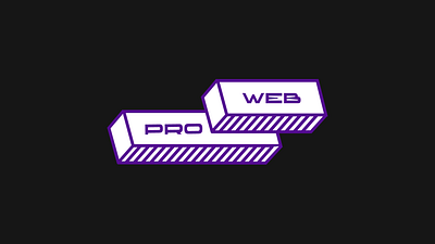 PROWEB - training center logo branding graphic design logo