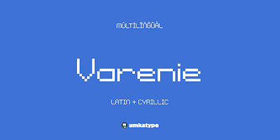 Varenie - Pixel Font 80s font 90s font pixel font кириллица