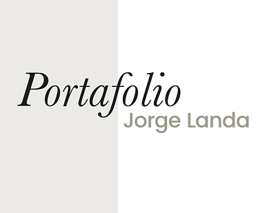 Portafolio portfolio web design