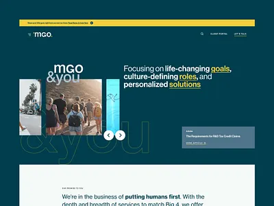 Accounting Firm UI/UX Visual Design Concept Exploration concepts design design system exploration redesign website yellow