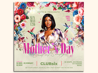 Mothers Day Flyer Template womens day