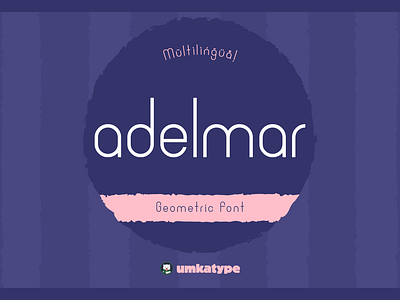 Adelmar - Elegant Display Font child book font cute font typeface