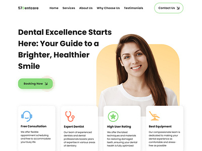 Dental Website Design ( Framer) detal website design figma uiux design website design