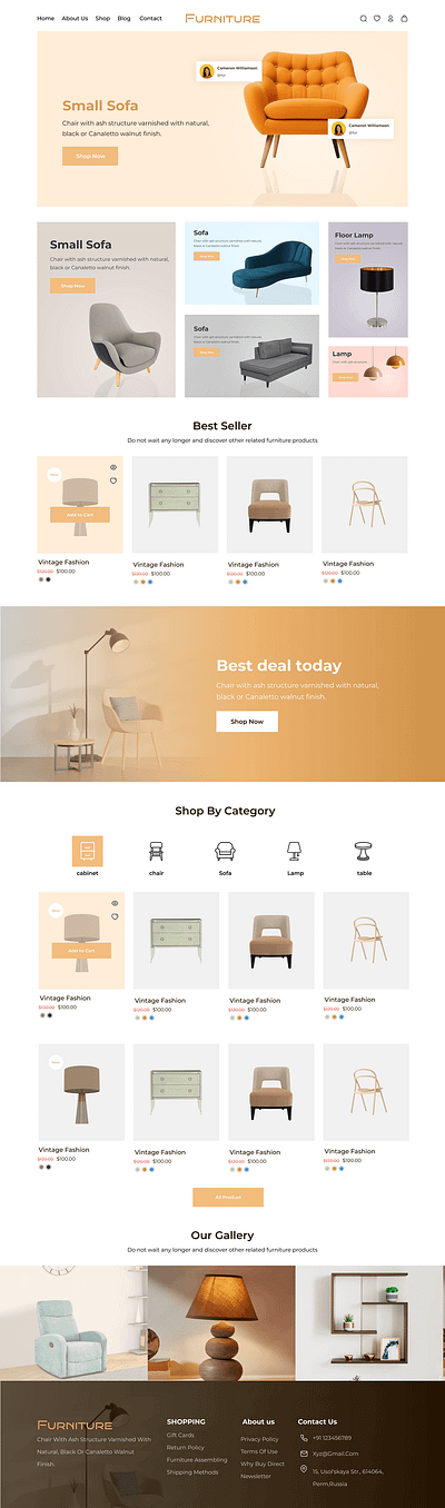 Furniture Website Design ( Framer) figma website design furniture website design website deisgn