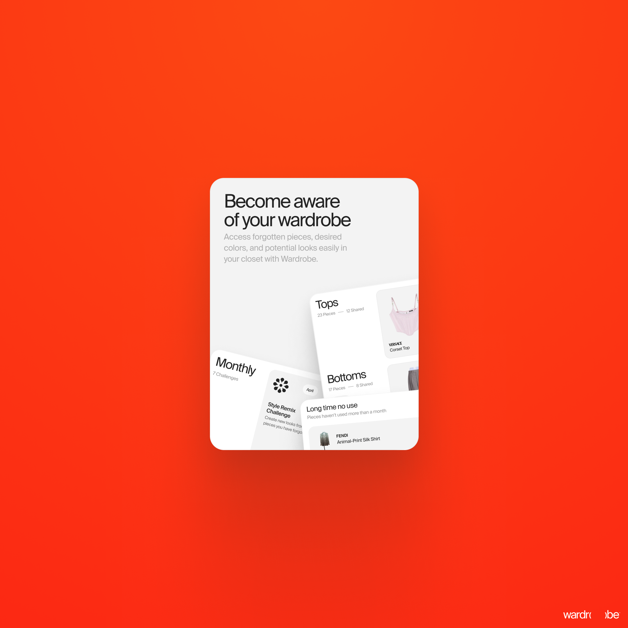 Example of Wardrobe — Onboarding card