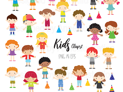 Kids Clipart boy child childen class classmate cute education firends friend girl kids kinderga kindergarten kindergartener kindy primary school sister student toddler