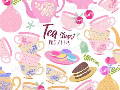 Tea Clipart cake coffee cup mothers day mug tea tea cup tea pot tea time