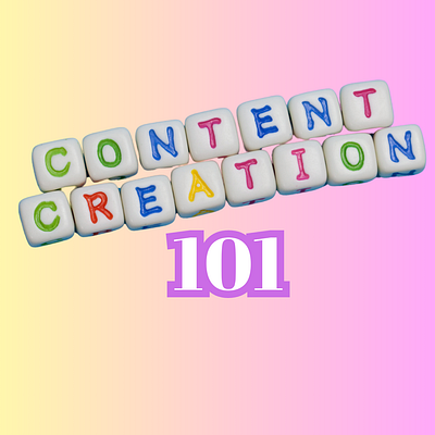 Content Creation 101 advertising banner content creation content creation 101 course graphic design learn teach