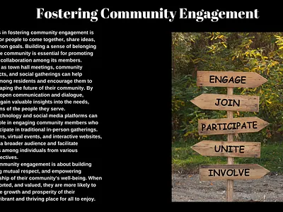 Fostering Community Engagement branding engagement graphic design marketing ui