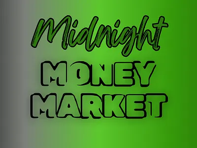 Midnight Money Market banner branding content design graphic design