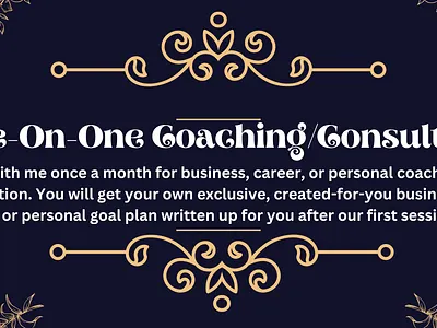 Coaching banner branding graphic design ui