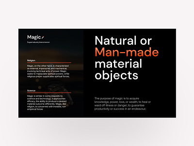 Magic Slide branding colours creative design graphic design logo pitchdeck presentation ui