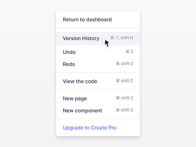 Project Dropdown Menu ai app design dropwdown menu project ui ux