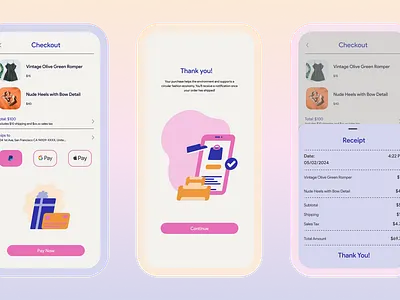 Daily UI - 002 Checkout app daily daily ui dailyui dailyuichallenge design mobile app mobile app design mobile design mobile ui product design ui uiux ux