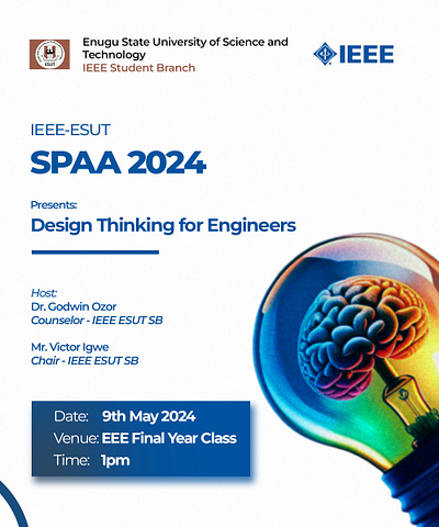 IEEE-ESUT SPAA 2024 Flyer Design - Creative Design 3d branding creativity graphic design ieee logo motion graphics typography