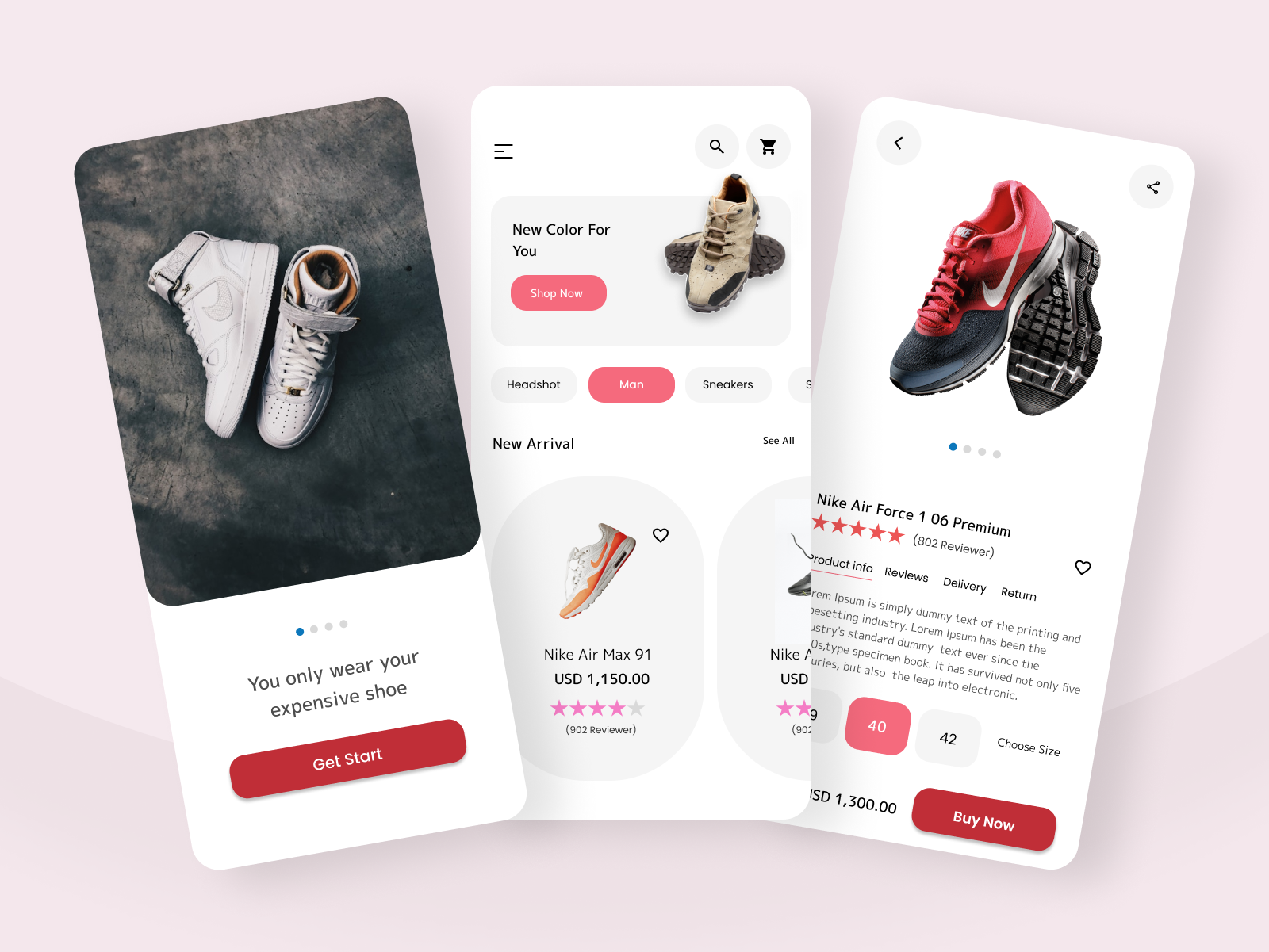 Shoe app Design 3d animation branding design graphic design illustration logo ui ux vector