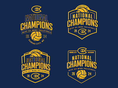 EC Volleyball National Champs champs badge champs badge design champs logo logo national champs national champs design sports sports champs sports design sports logo volleyball volleyball design volleyball logo