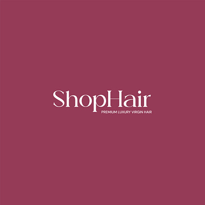 ShopHair Brand Identity Design 3d animation branding graphic design logo motion graphics ui