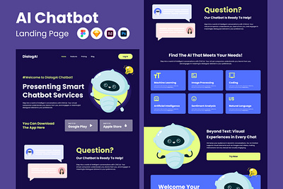 Dialog - AI Chatbot Landing Page V2 ai