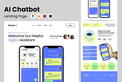 Smart - AI Chatbot Landing Page V2 prompt