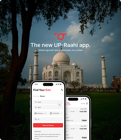 UP-Raahi Case Study app design product design prototype redesign ui ux wireframe