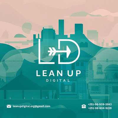 LeanUpDigital branding graphic design logo ui