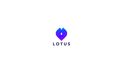 Lotus branding graphic design logo logo design minimalist logo