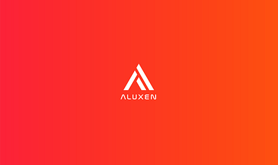 ALUXEN branding graphic design logo logo design minimalist logo