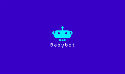 Babybot branding graphic design logo logo design minimalist logo