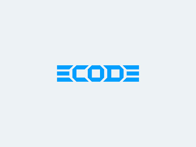ECODE — Logo design branding custom font ecode electrical graphic design inspiration logo logo design modern typography