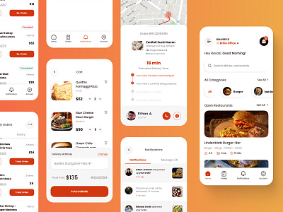 Food Delivery Mobile App app design food delivery food delivery application