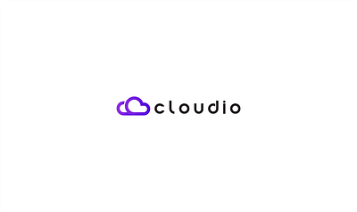Cloudio branding graphic design logo logo design minimalist logo