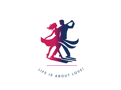 dancing couples, logo love