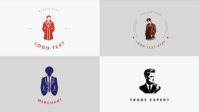 businessman, logo fashion