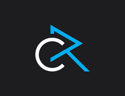 CR Letter Mark Logo abstract branding c cr design graphic design identity letter logo logo design mark r text
