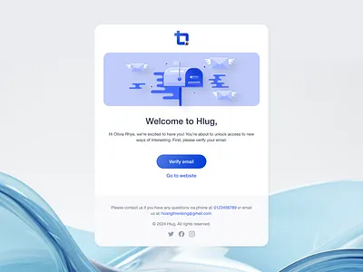 Email template 3d email email template template ui ux website