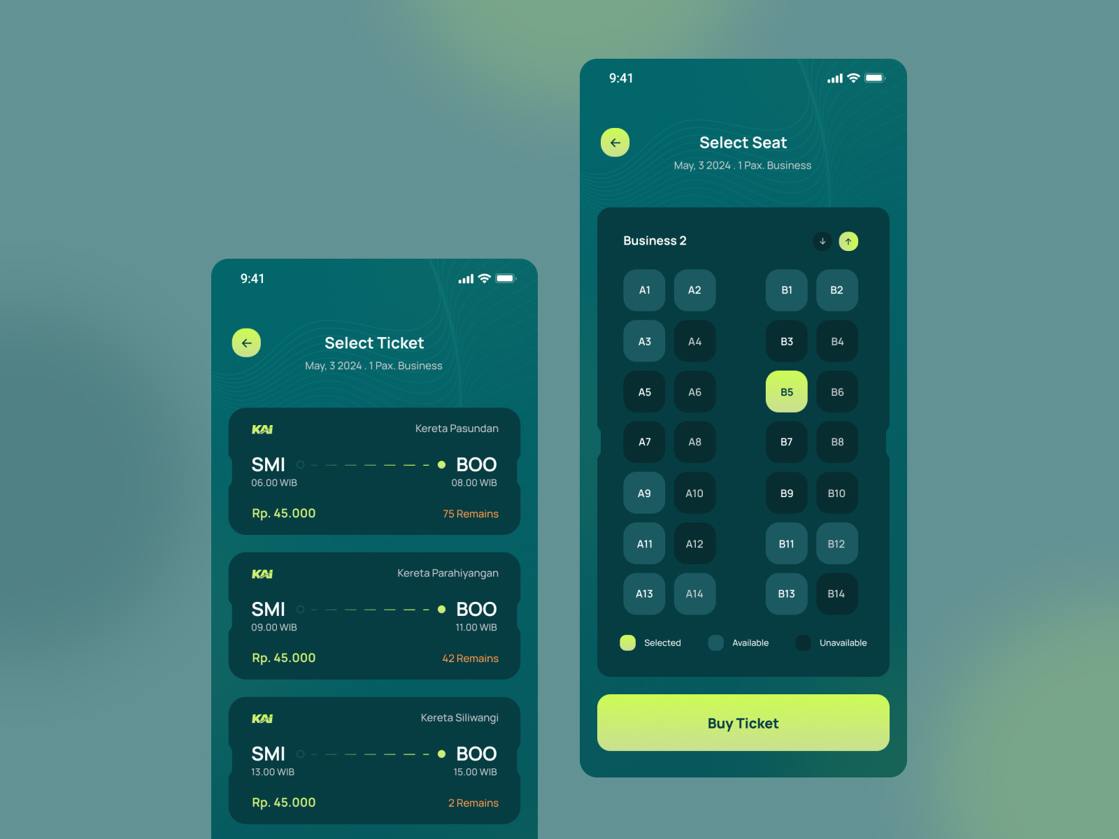 Train Ticket Apps #Exploration by PX.Luthpy for Scalla on Dribbble