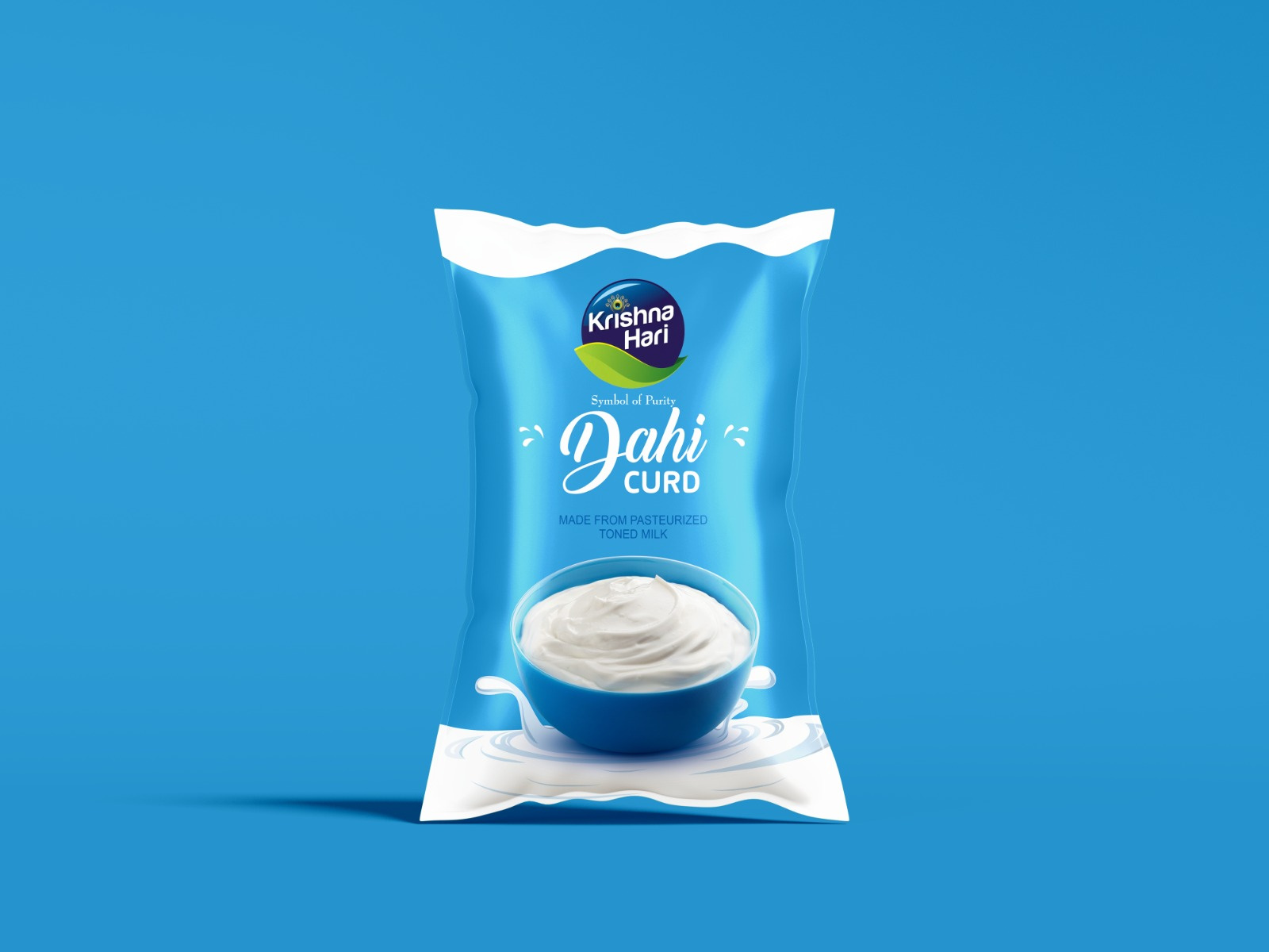 Dahi/Curd Pouch Design by eCare Packaging(Product Design, Pouch Design ...