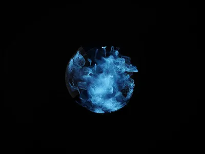 Abstract animation Blender 3d abstract black blender fluid glass motion motion graphics particle shine