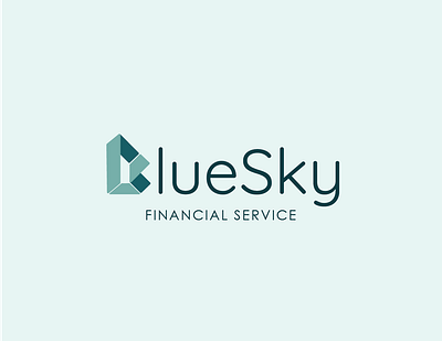 BlueSky brand identity branding graphic design logo