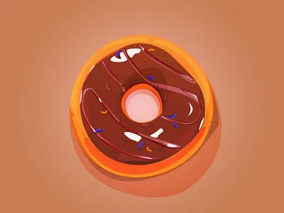 Donut 3d animation branding graphic design logo motion graphics ui