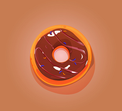 Donut 3d animation branding graphic design logo motion graphics ui