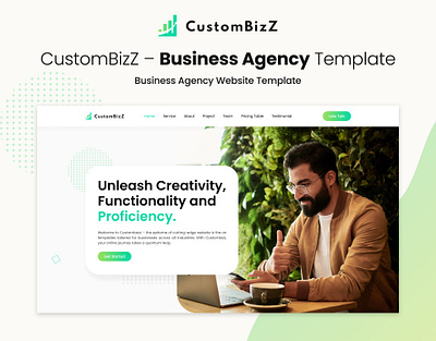 CustomBizZ – Bootstrap Business Agency Template bootstrap business business template design designtocodes html template modern