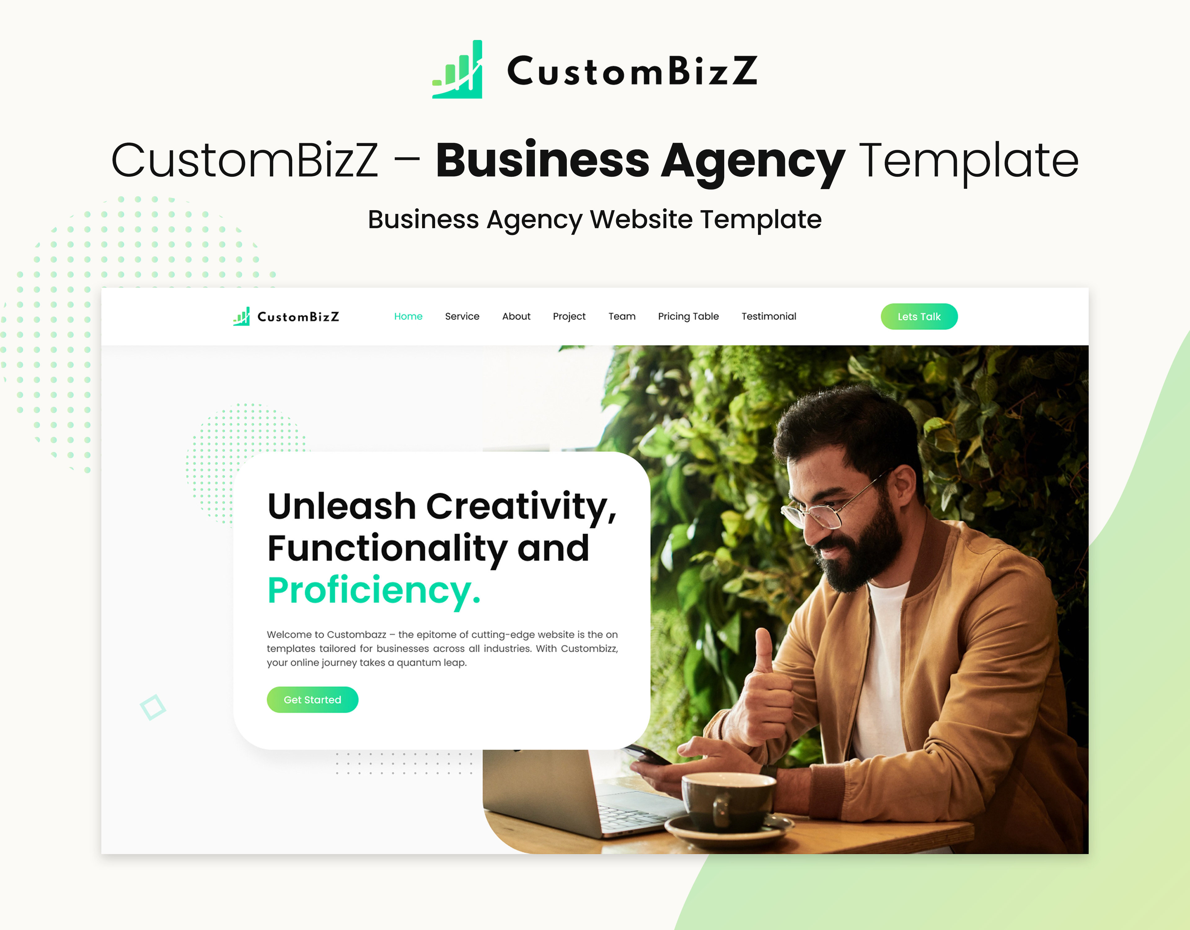 Example of Agency Website Design
