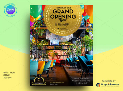 Gorgeous Grand Opening Canva Flyer Template design grand opening flyers grand opening grand opening flyer grand opening flyer design grand opening flyer ideas grand opening flyer maker grand opening flyer template grand opening flyers grand opening flyers templates restaurant flyer restaurant grand opening flyer