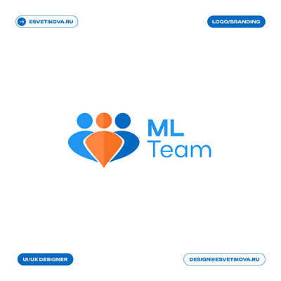 ML Team | Logo design branding design figma graphic design illustration logo mobile ui ui design ux