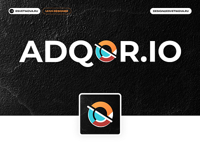 Adqor.io | Logo design branding design figma graphic design illustration logo mobile ui ui design ux